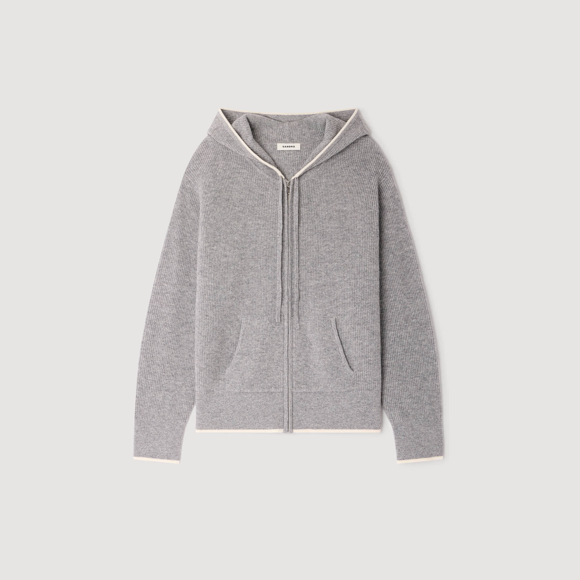 Hooded cardigan
