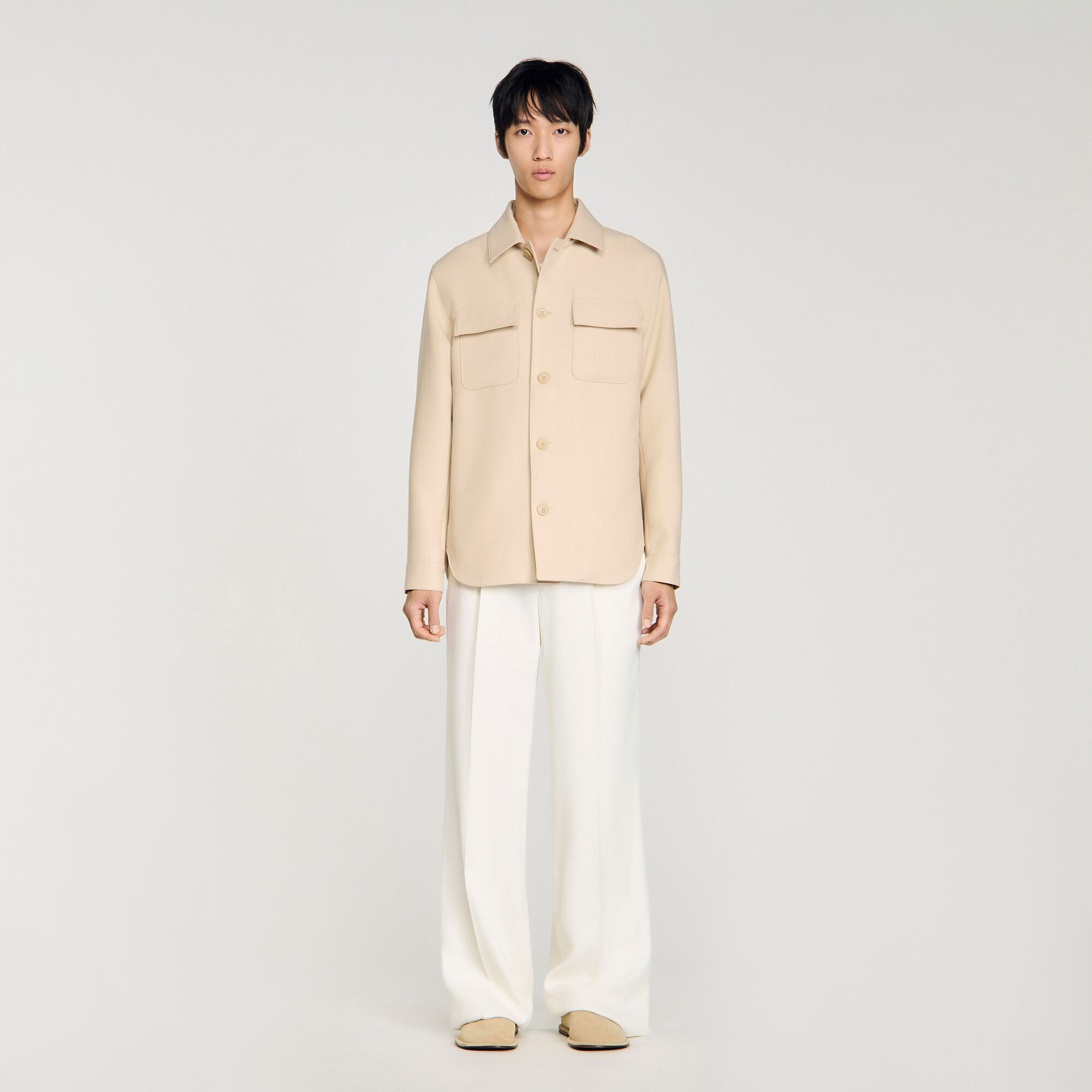 Buttoned oversized shirt