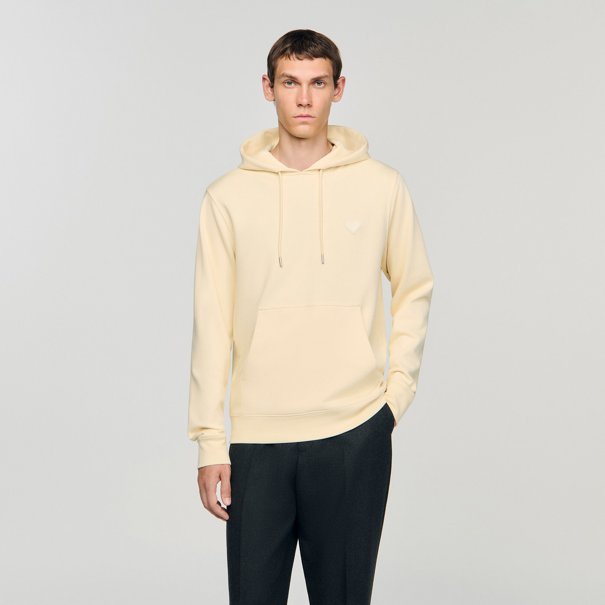 Heart patch sweatshirt