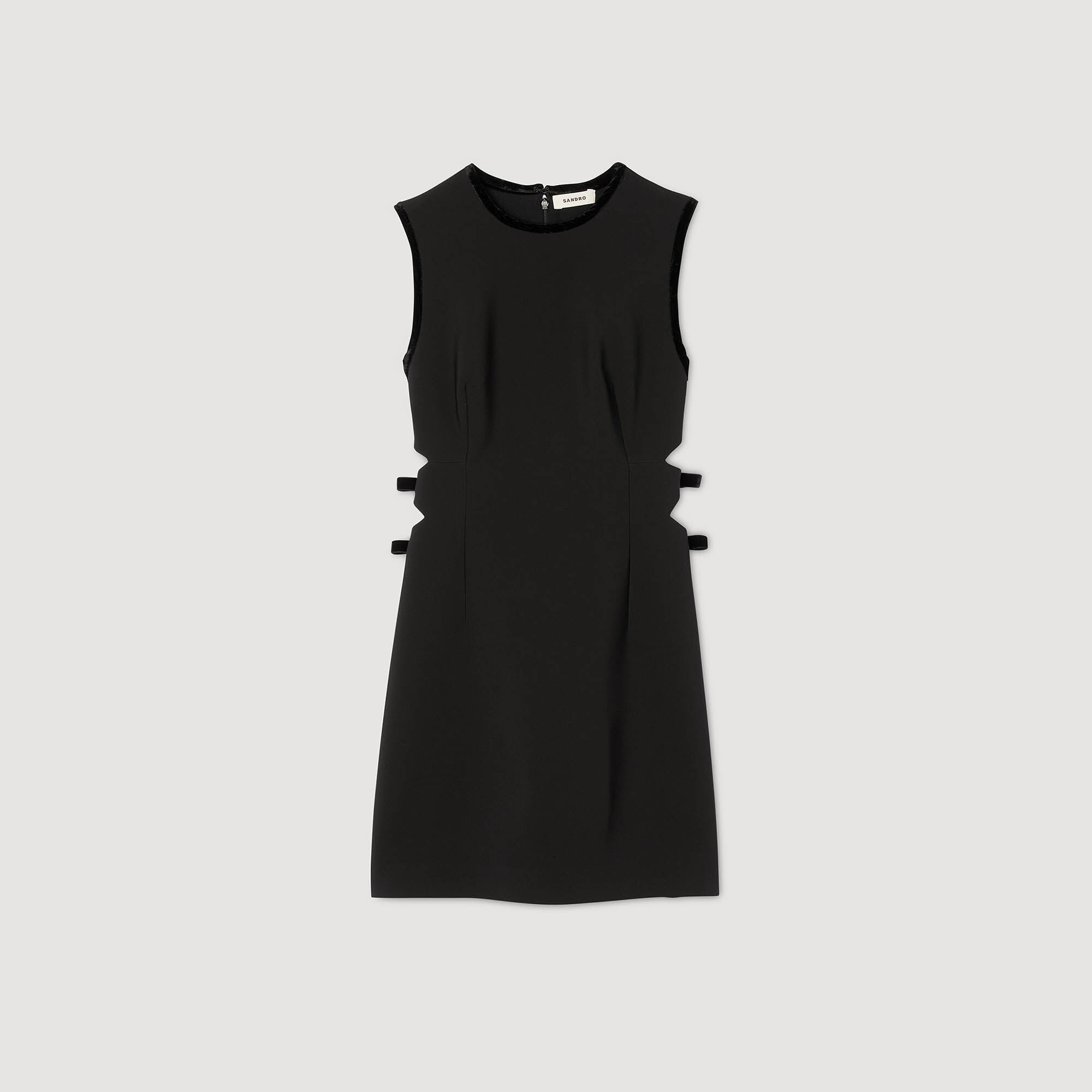 Mini dress with cutouts