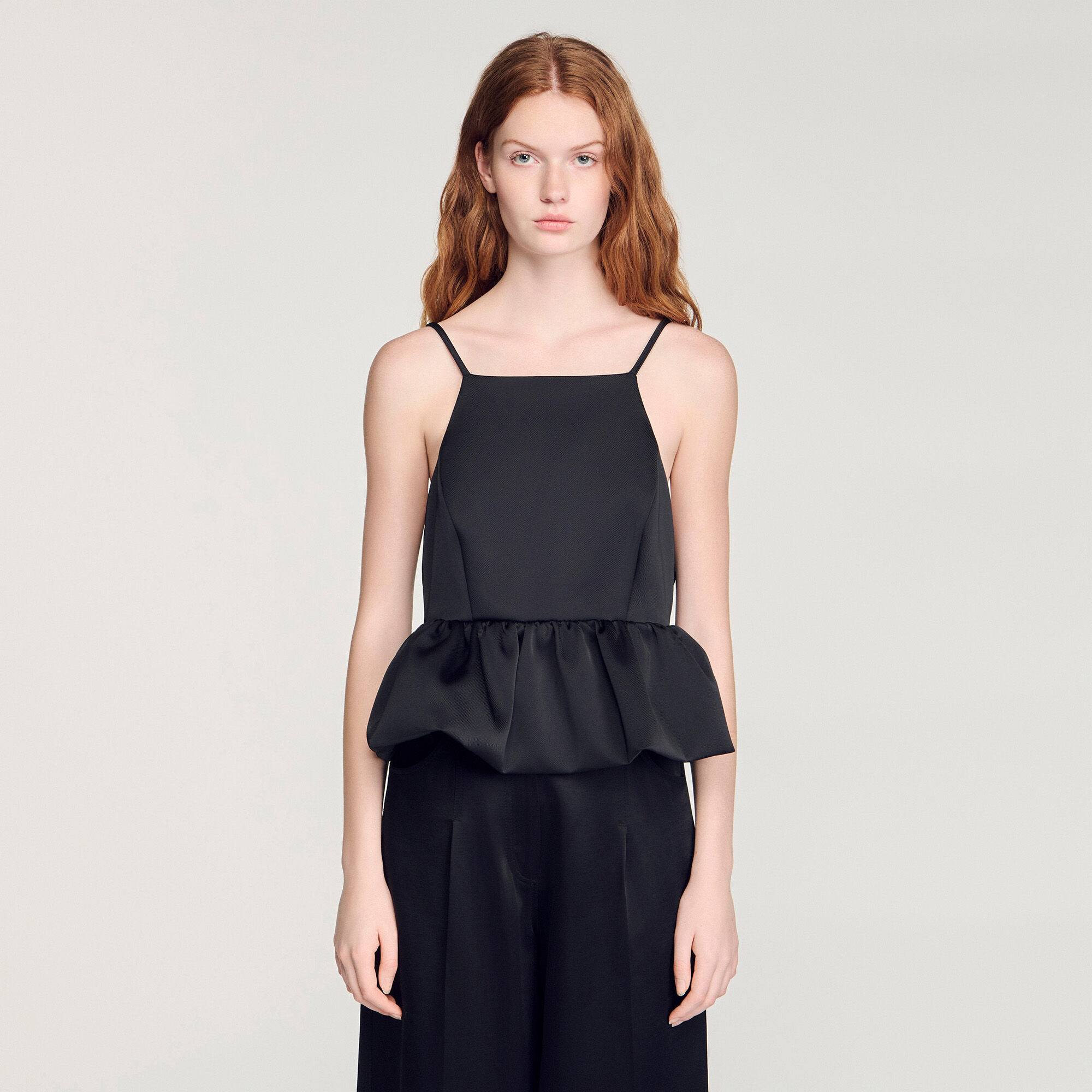 Peplum crop top