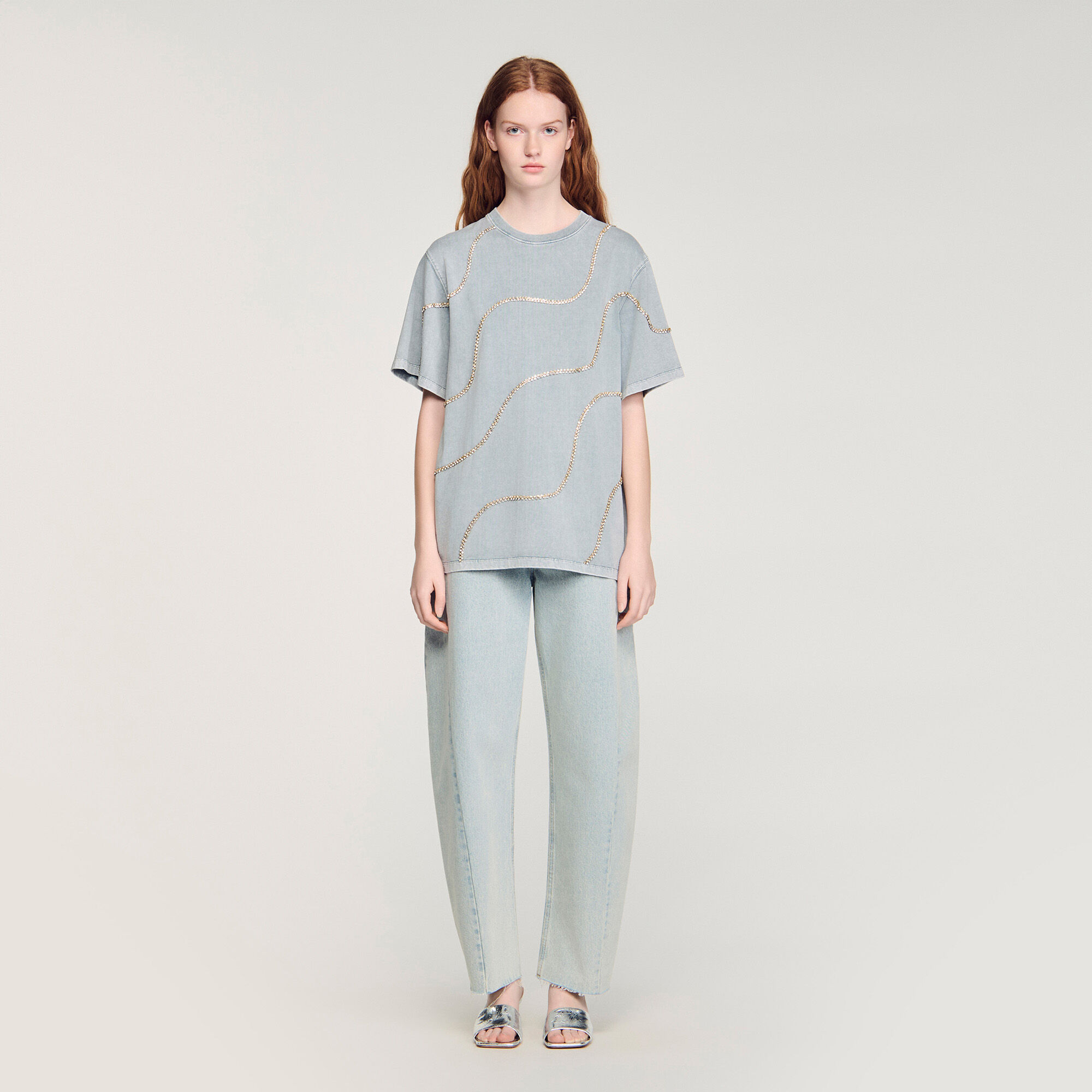 Rhinestone T-shirt