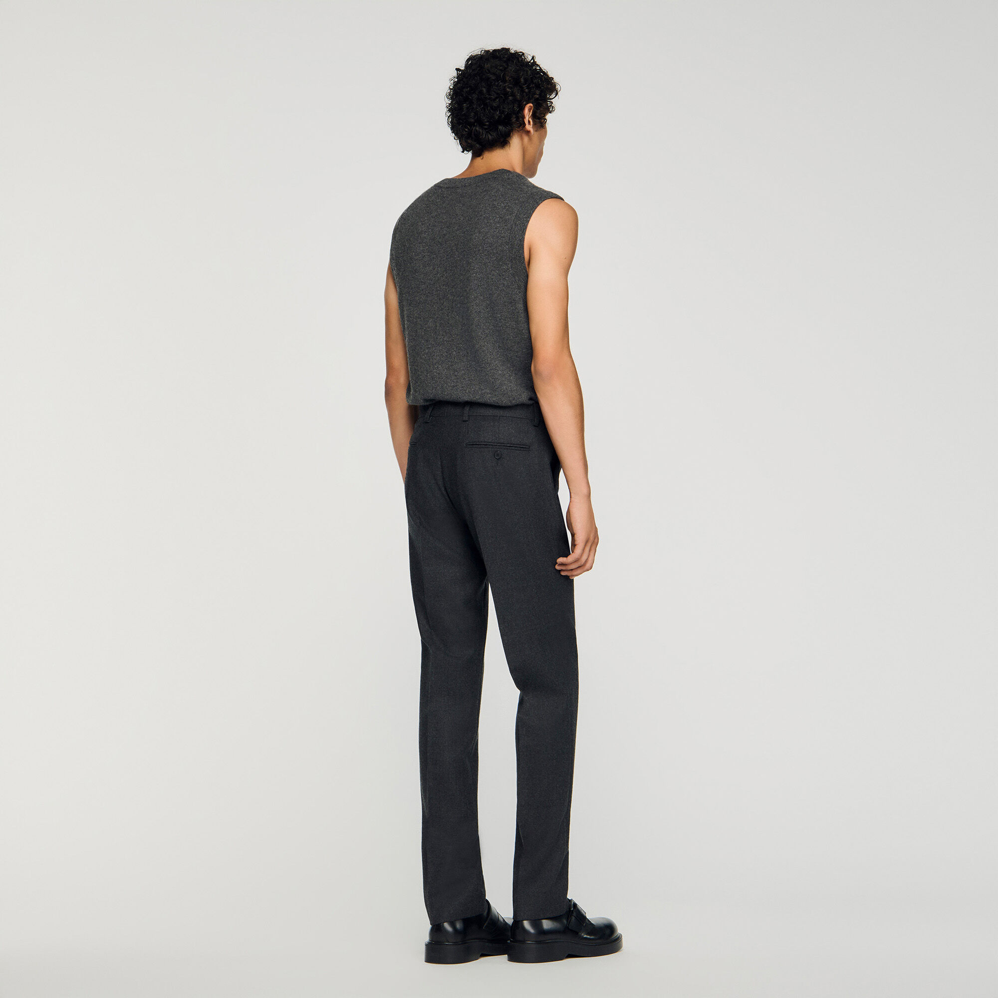 Tailored Virgin Wool Trousers