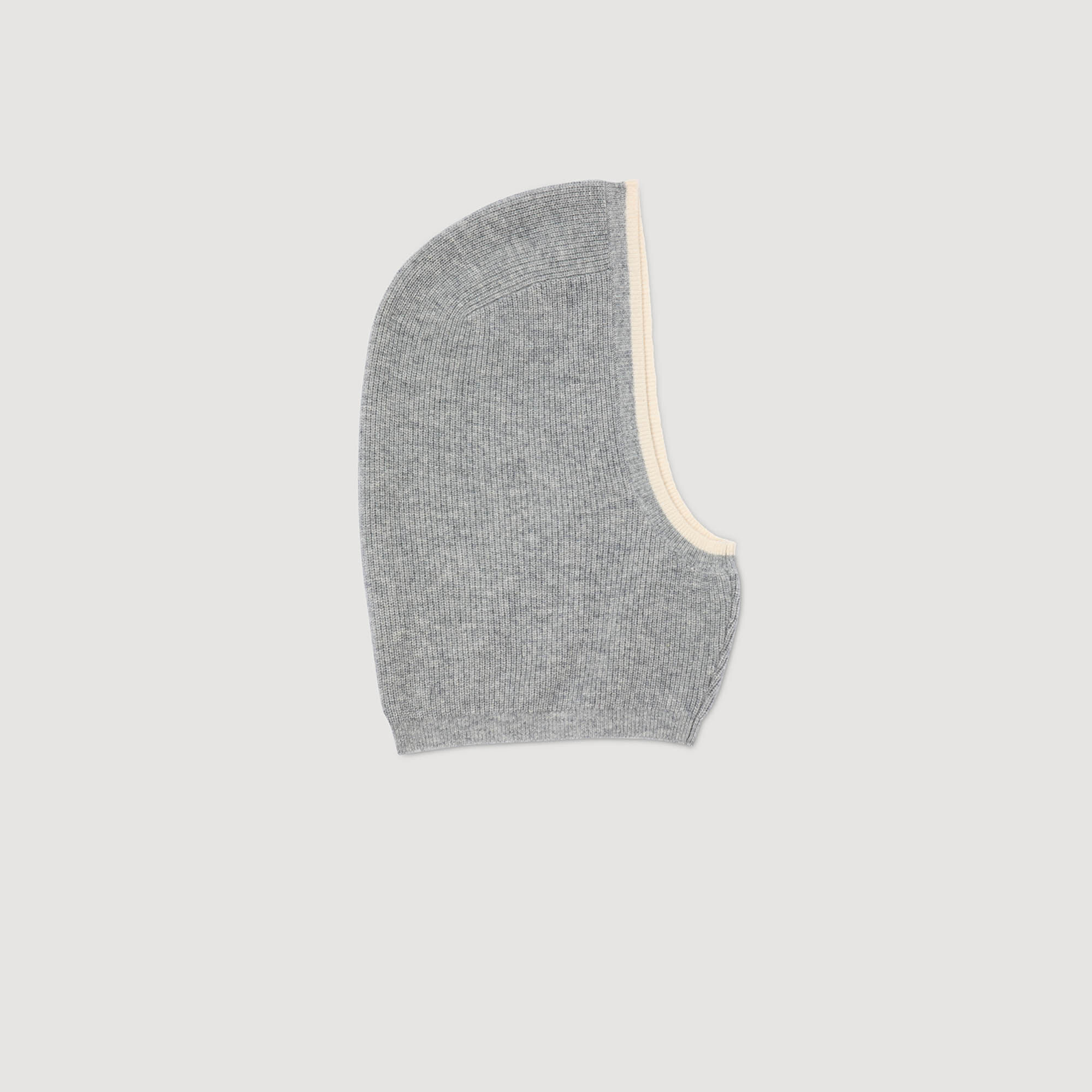 Ribbed wool balaclava