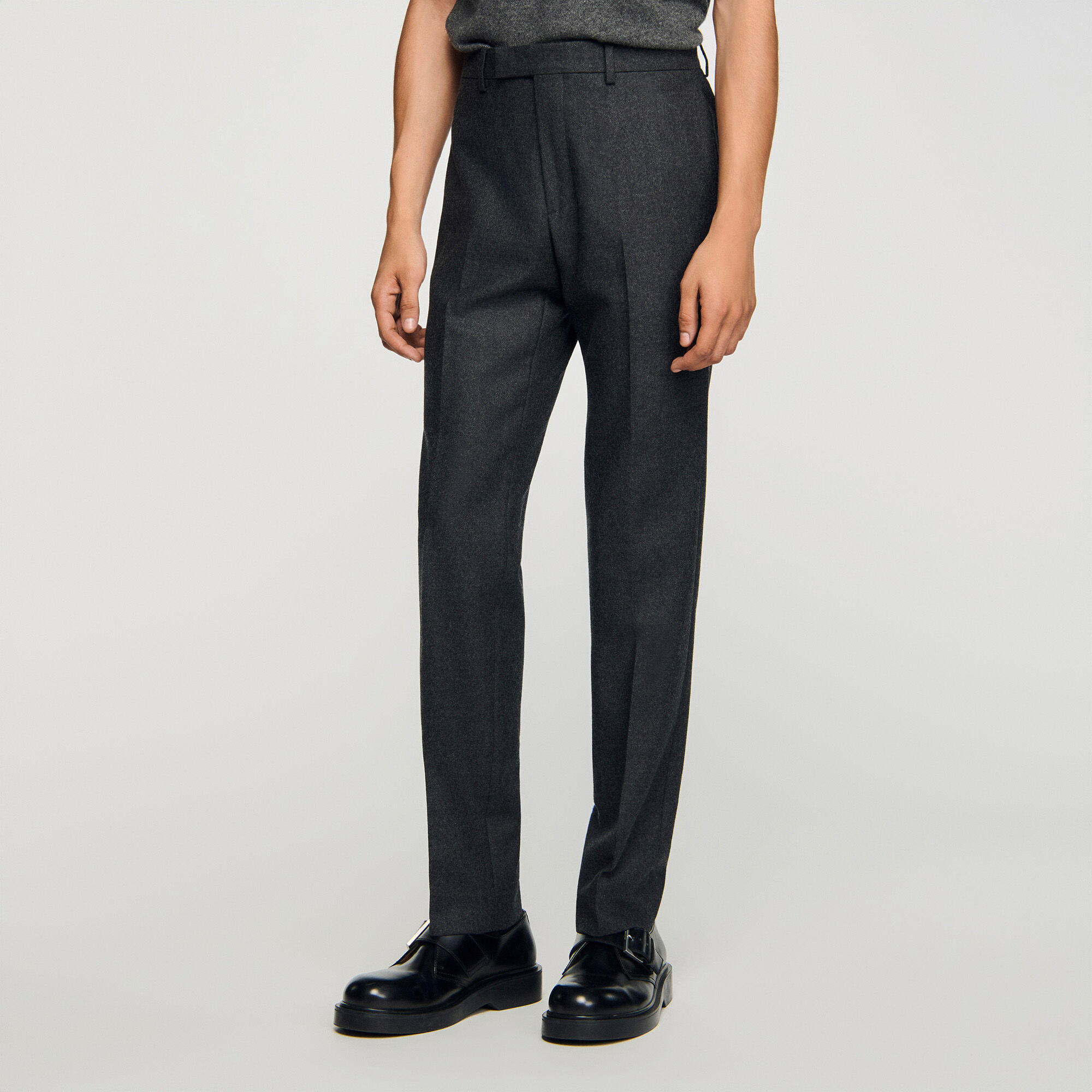 Tailored Virgin Wool Trousers