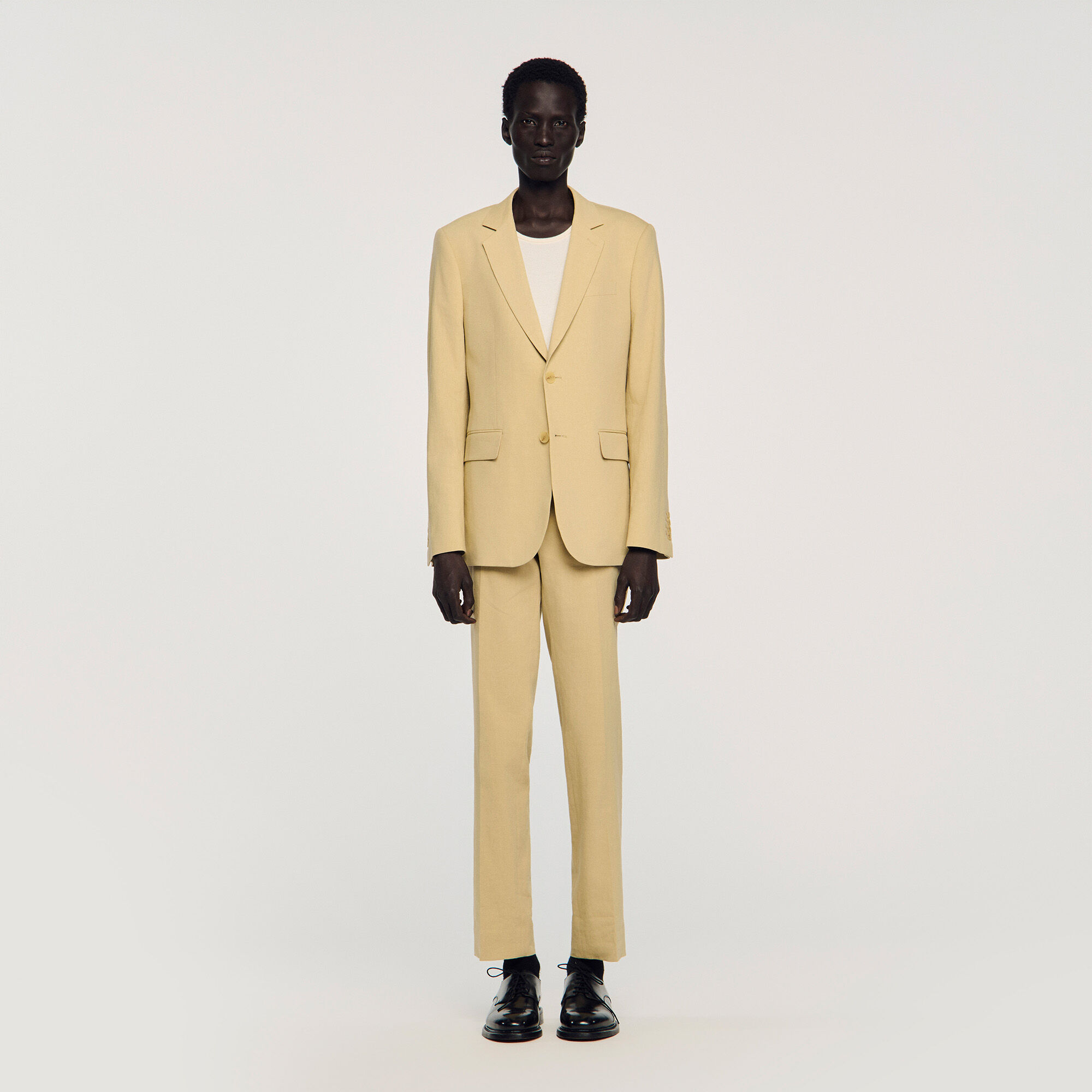Classic linen suit jacket