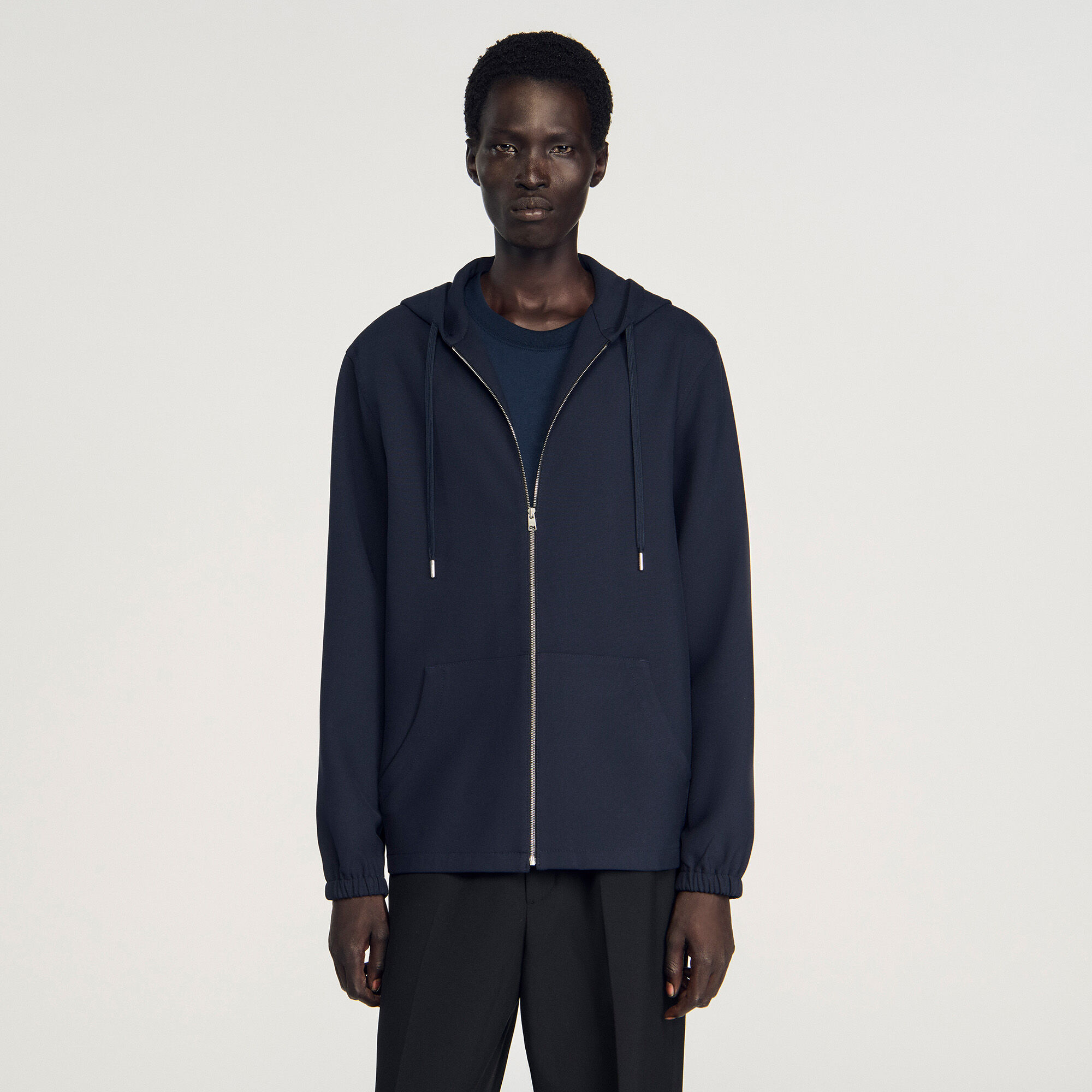 Hooded shirt jacket