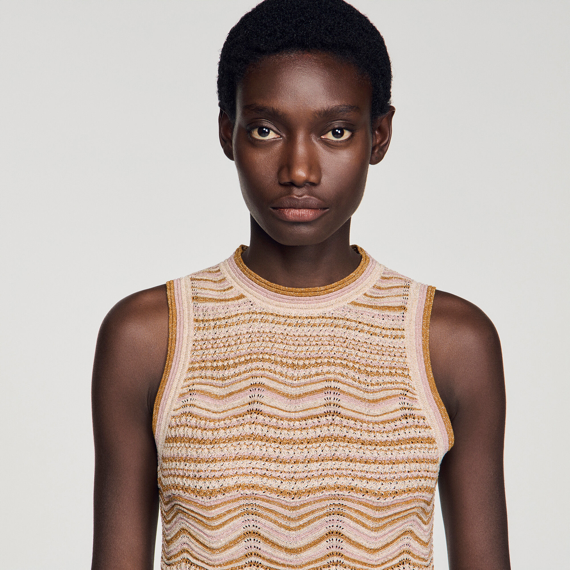 Fancy knit midi dress