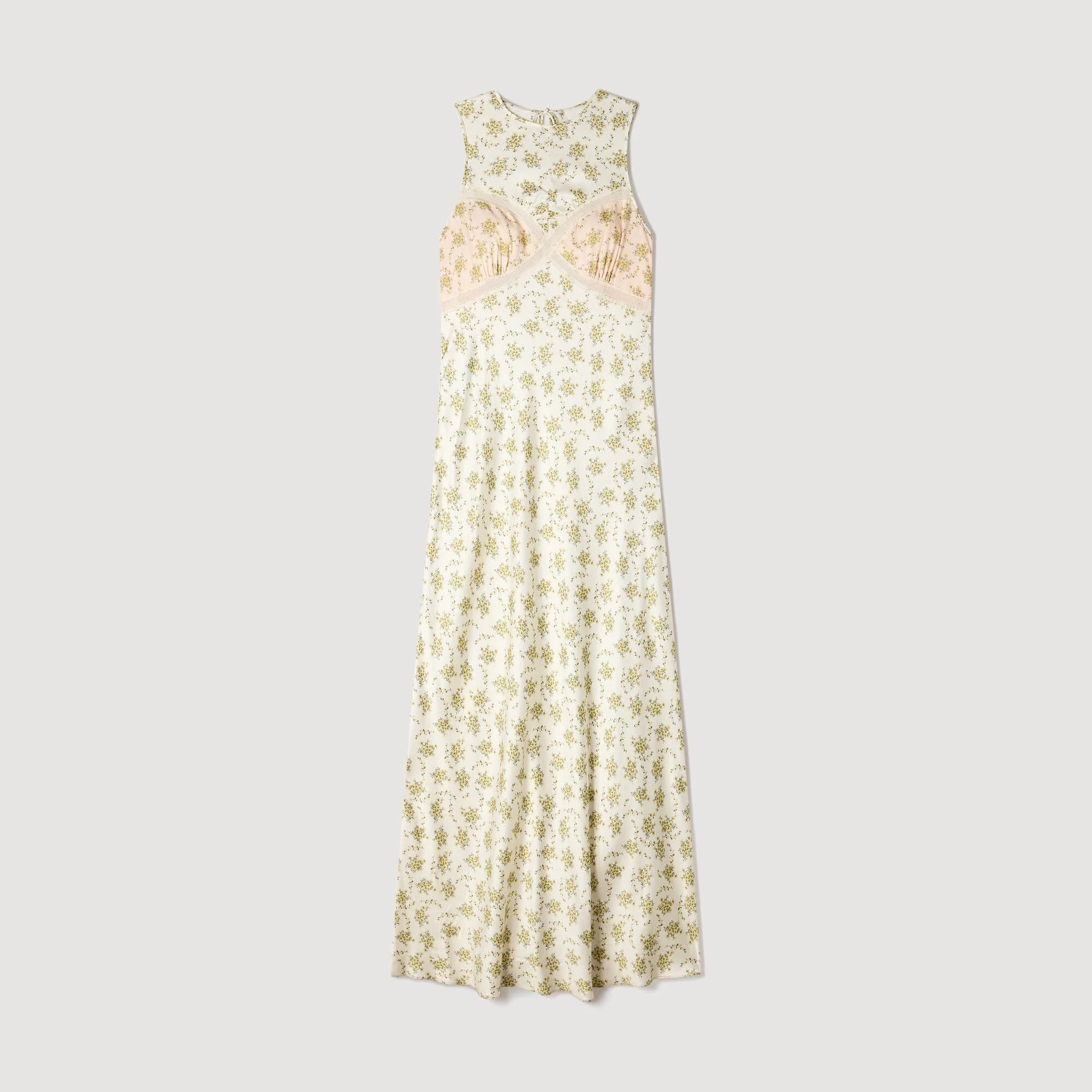 Flower print maxi dress