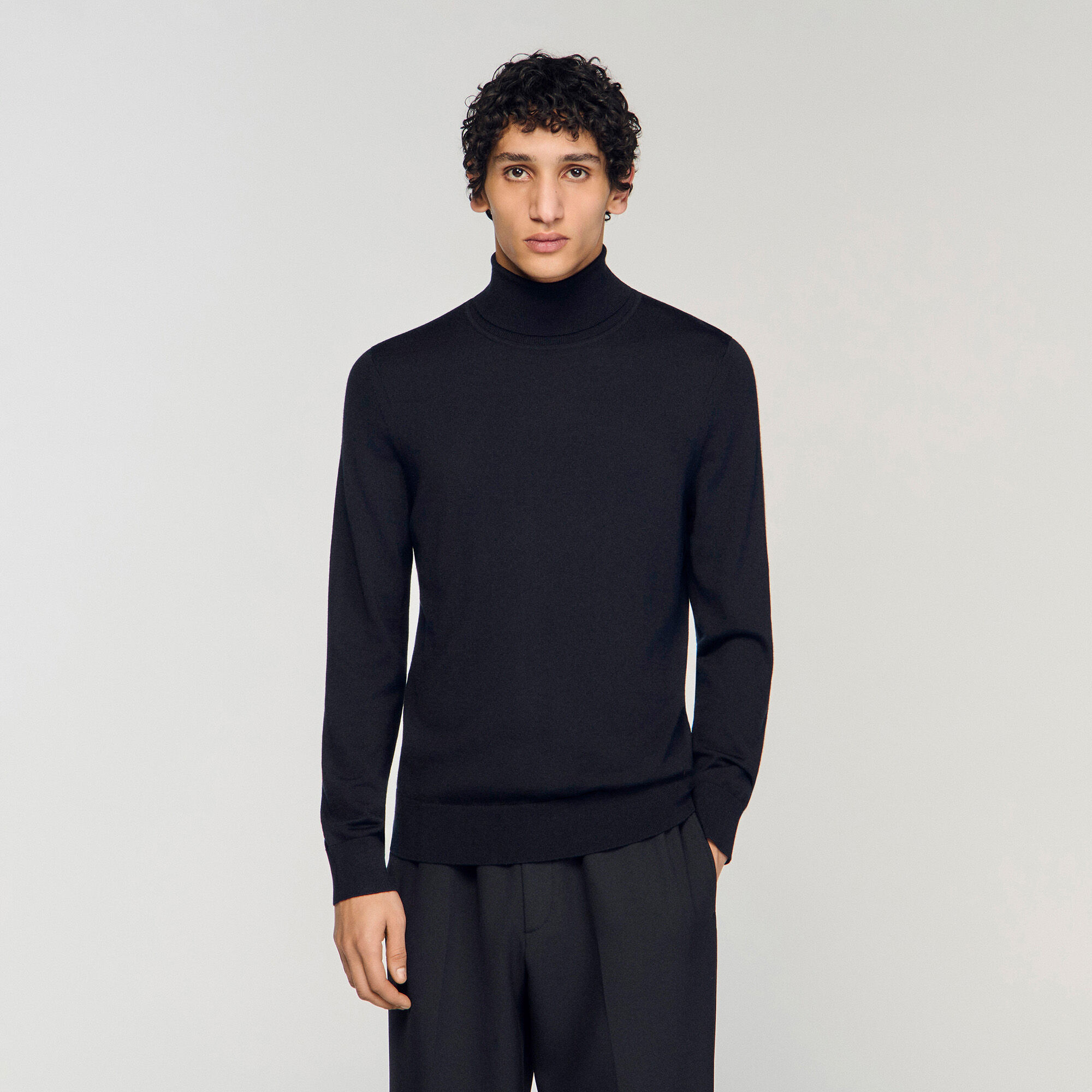 Turtleneck wool sweater