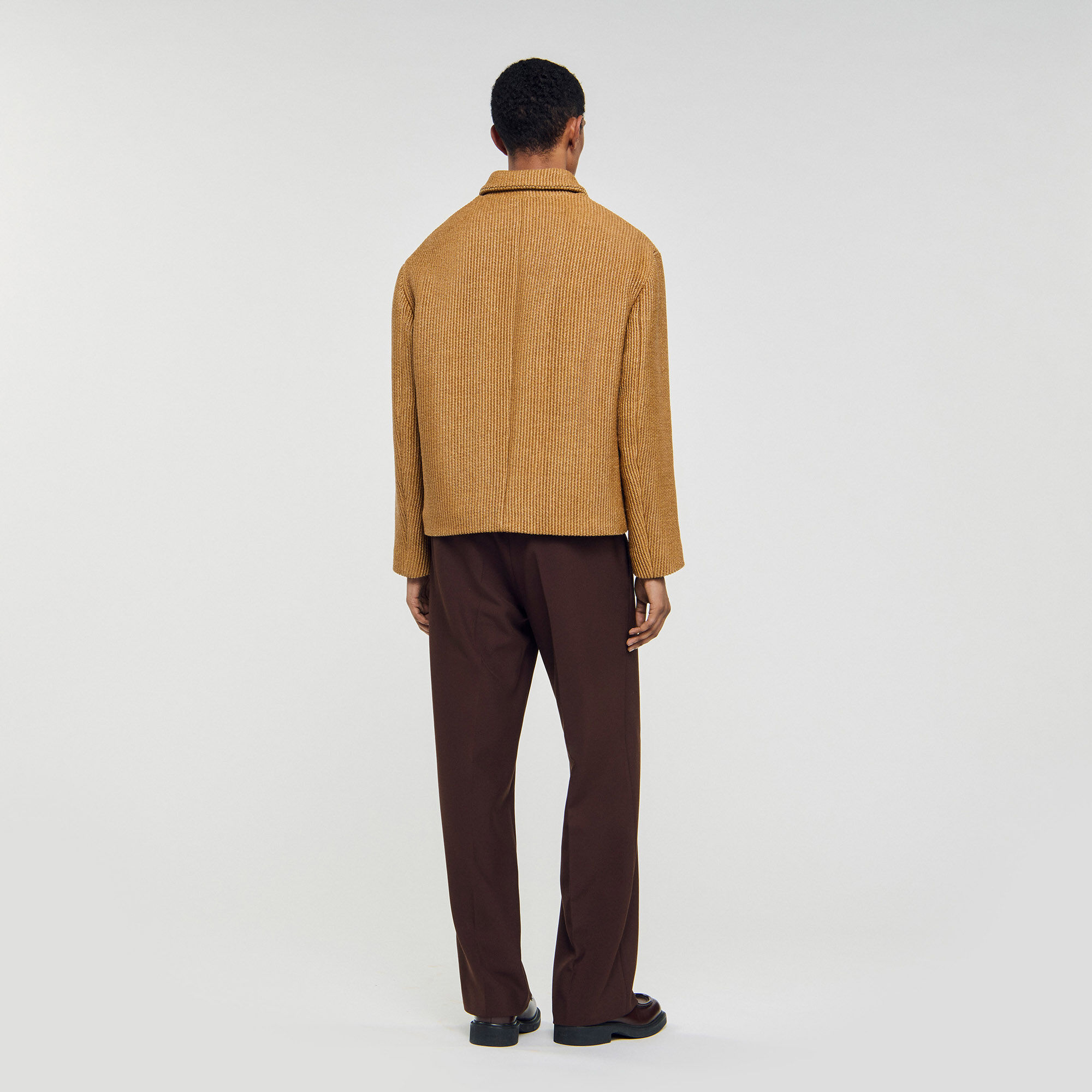 Woven raffia jacket