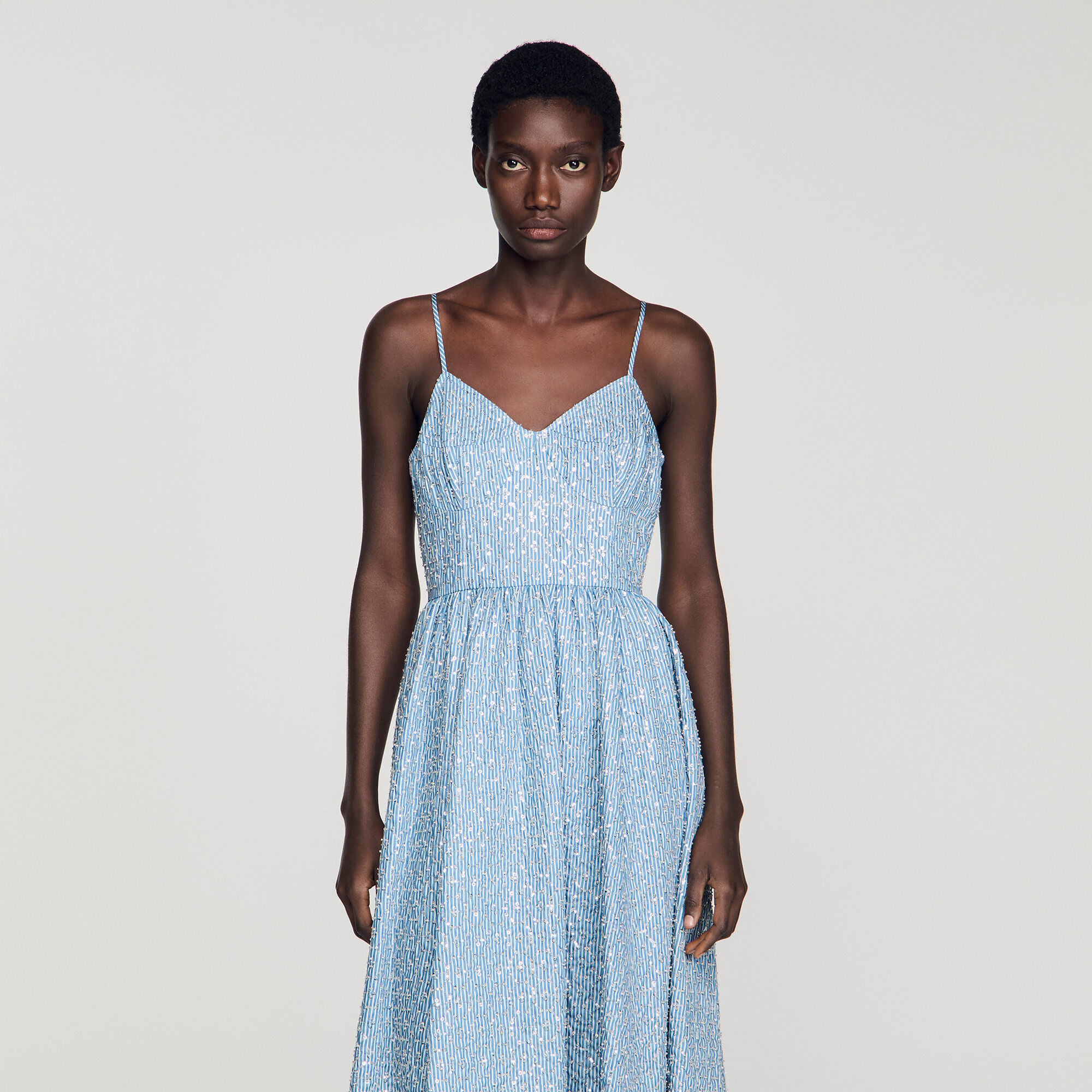 Sequined midi dress