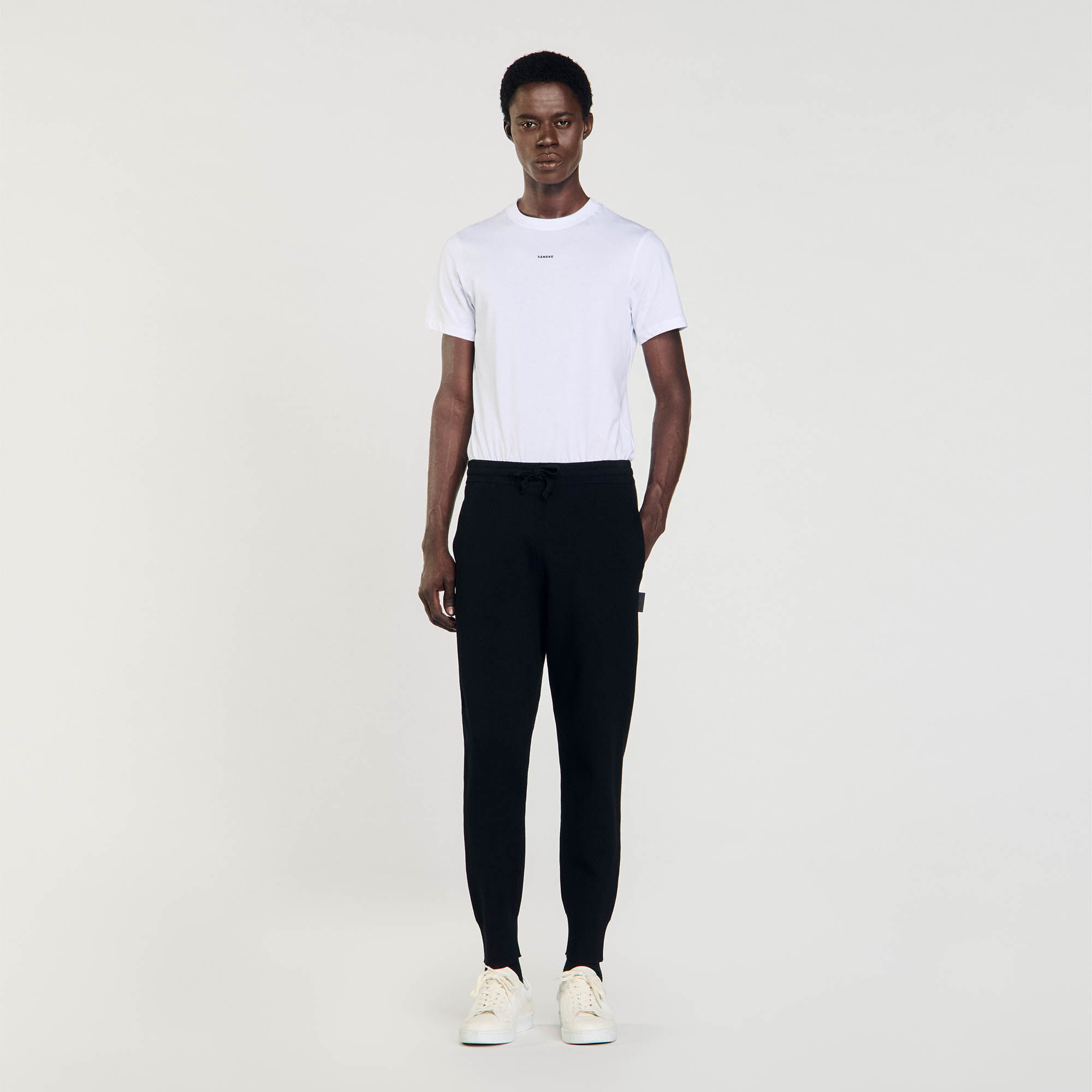Knit jogging bottoms