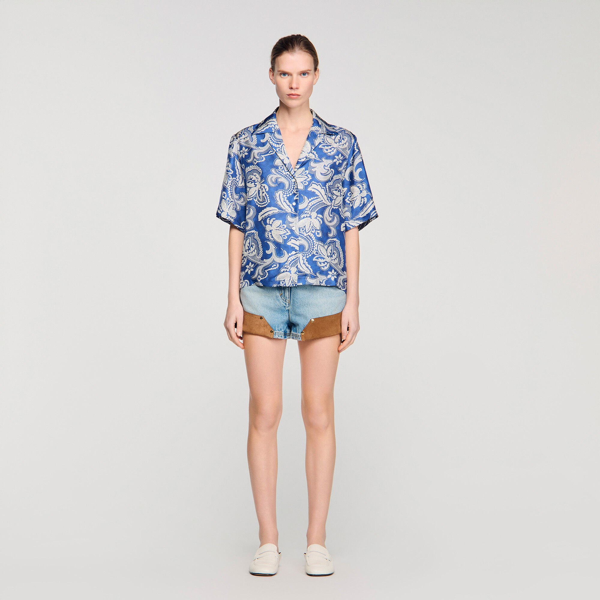 Floral print shirt