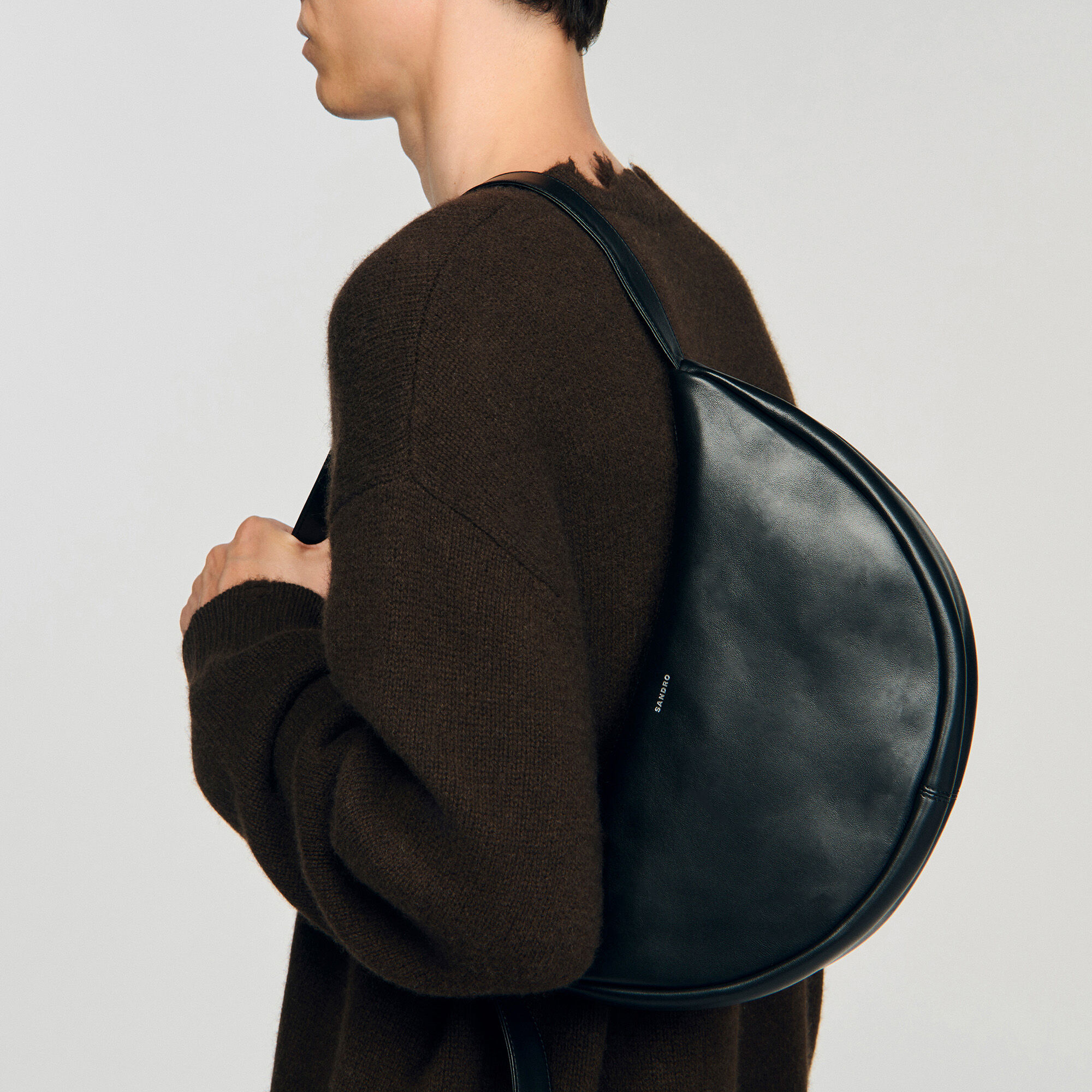 Small leather crossbody bag