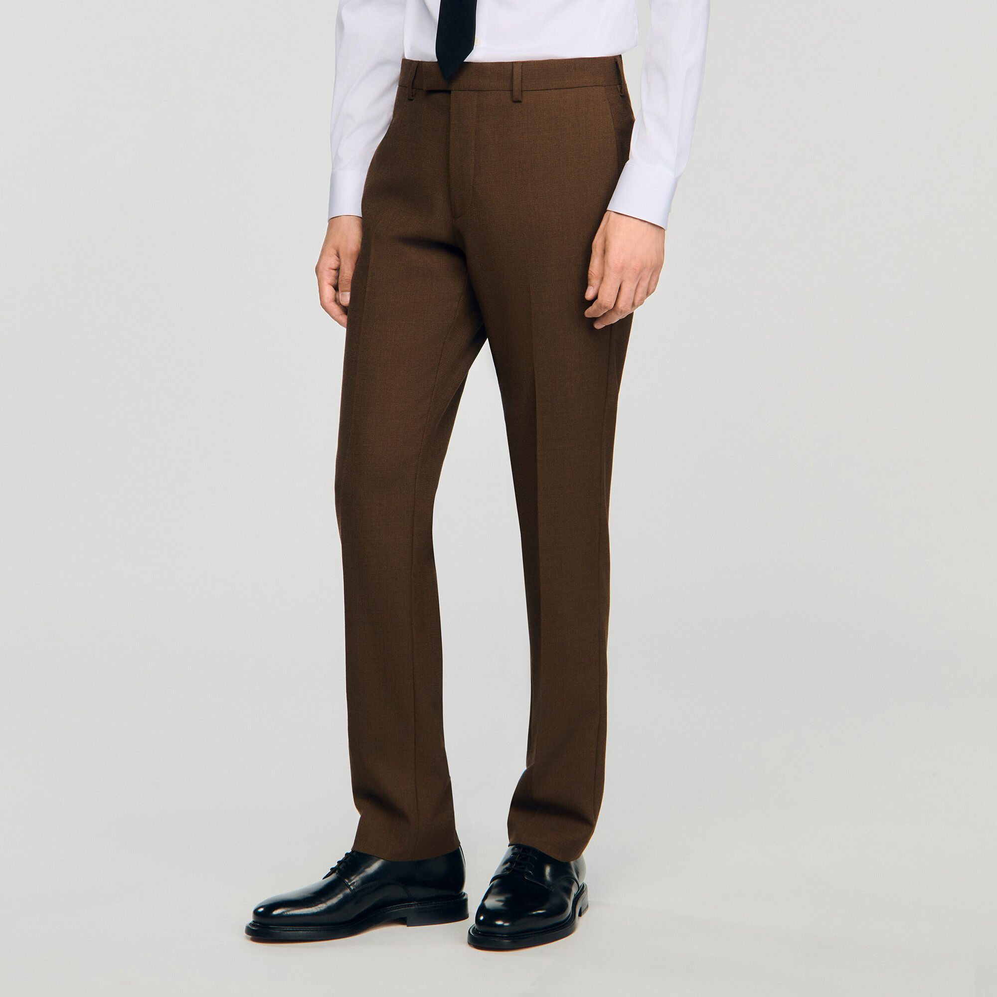 Wool Tailored Suit Pants