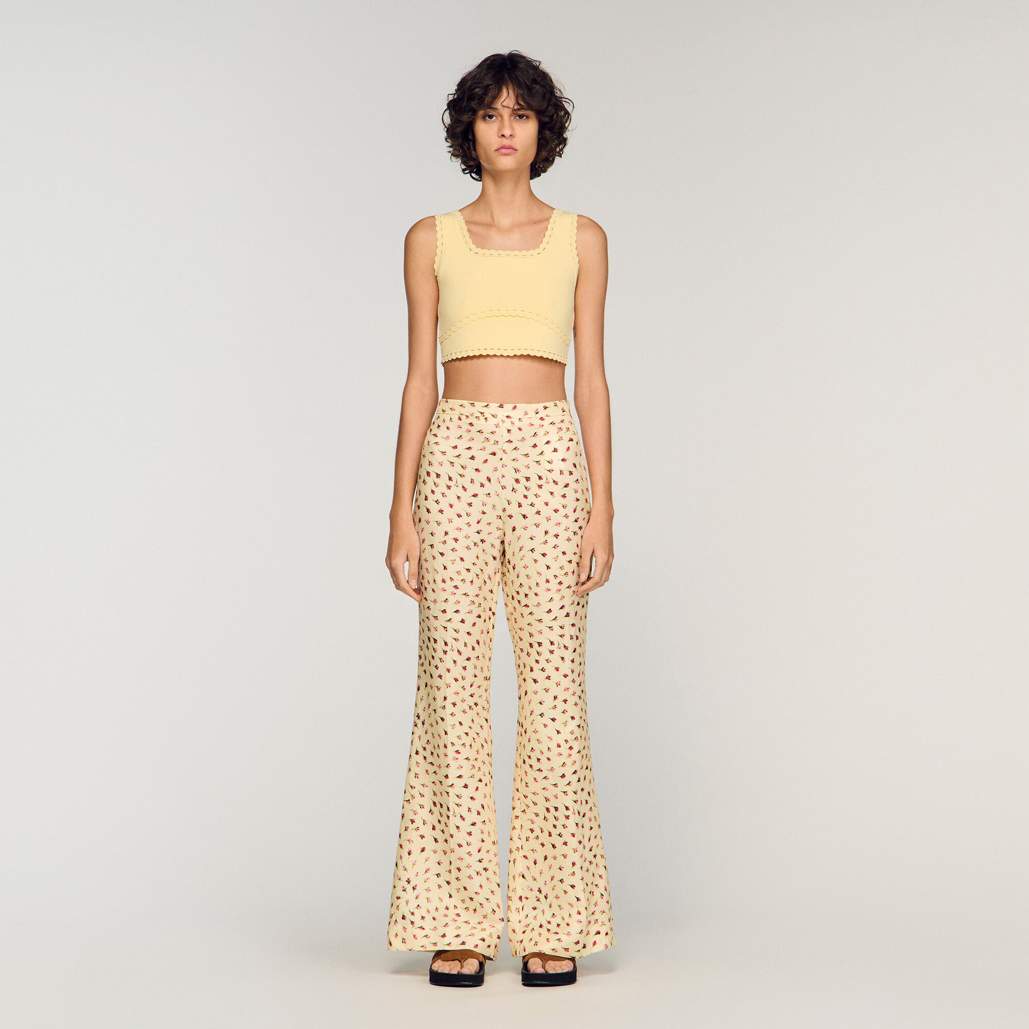 Floral trousers