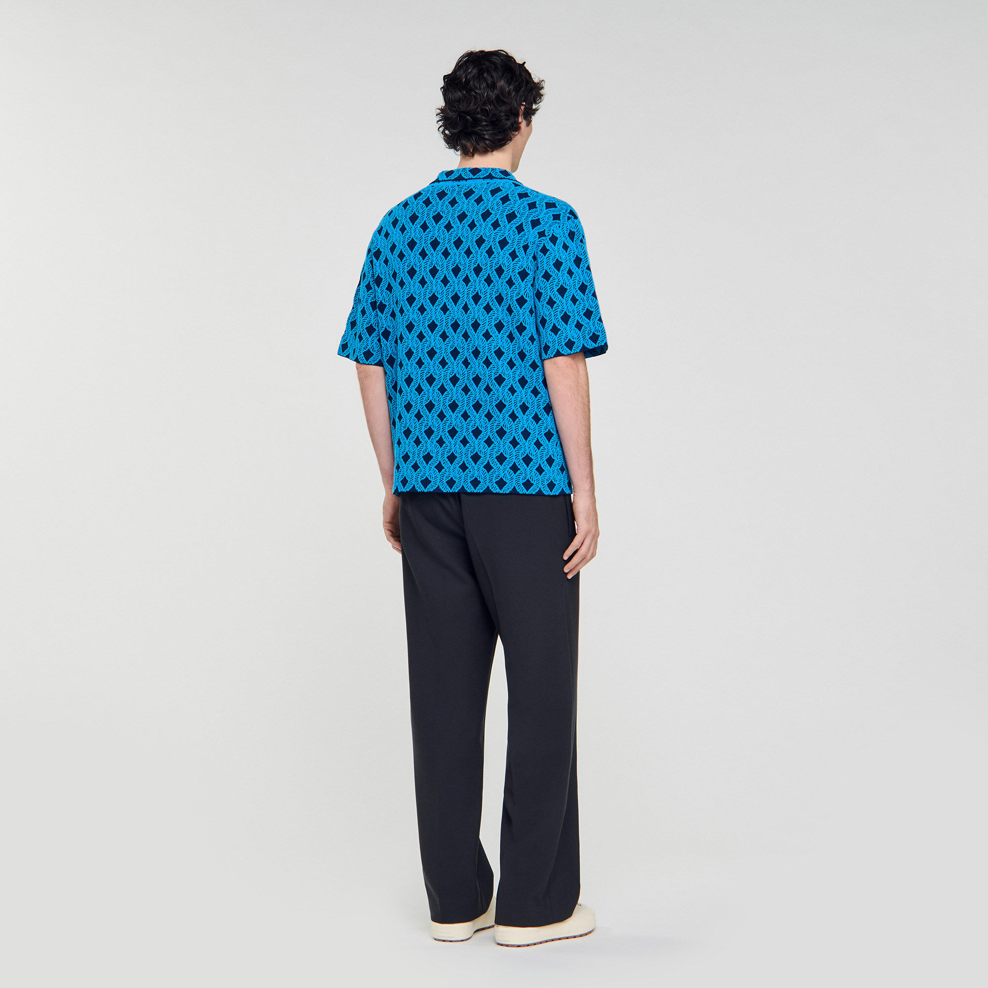 Rope jacquard shirt