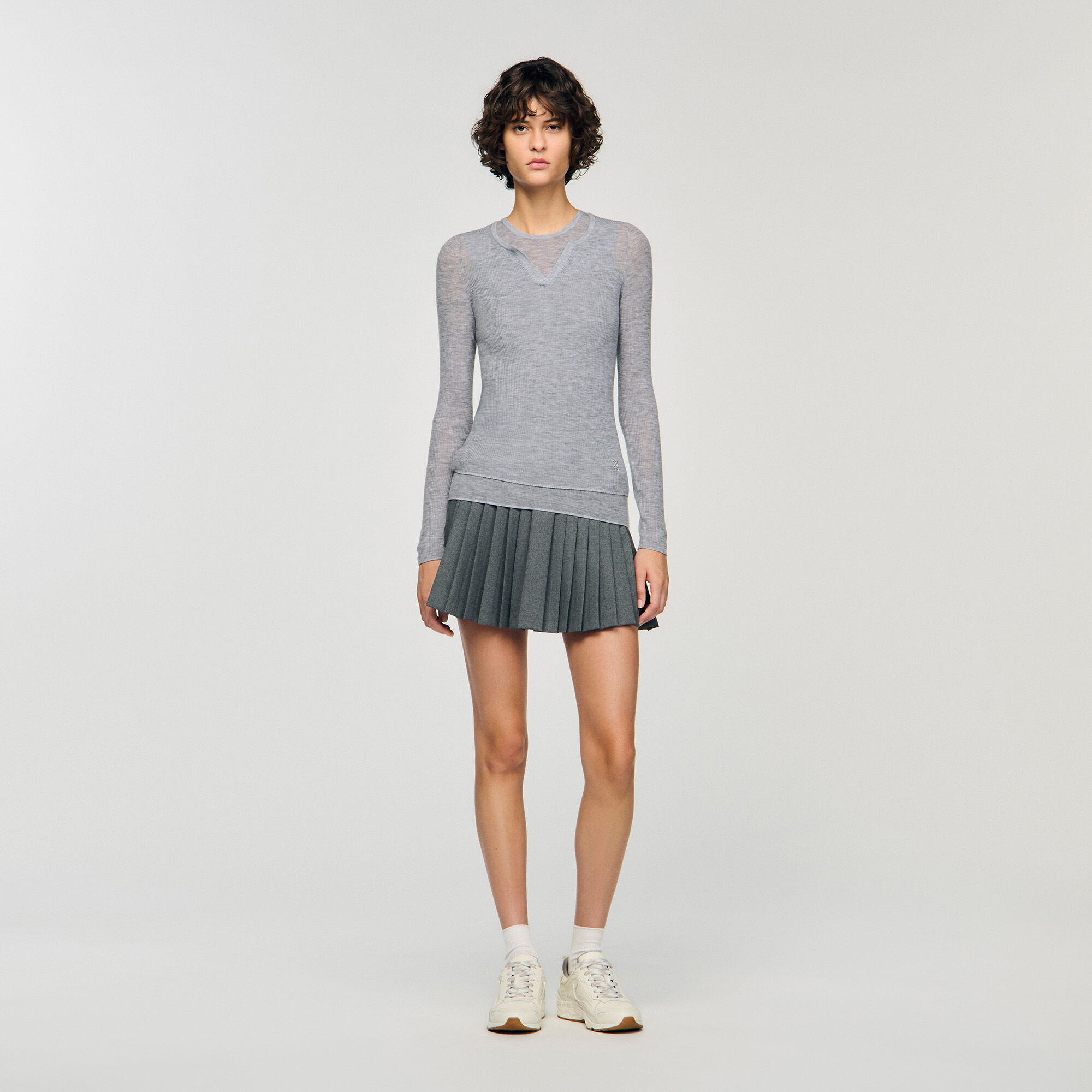 Wool Layered Effect Sweater