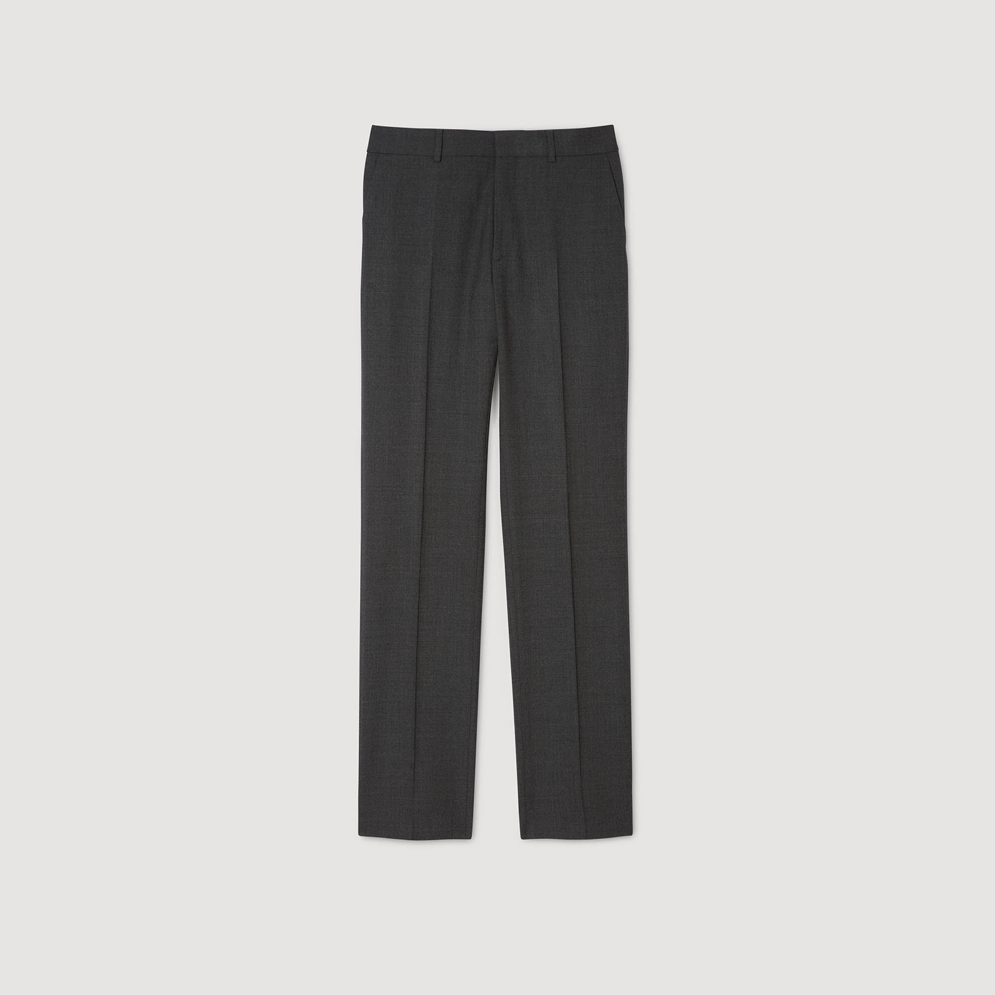 Virgin wool suit trousers