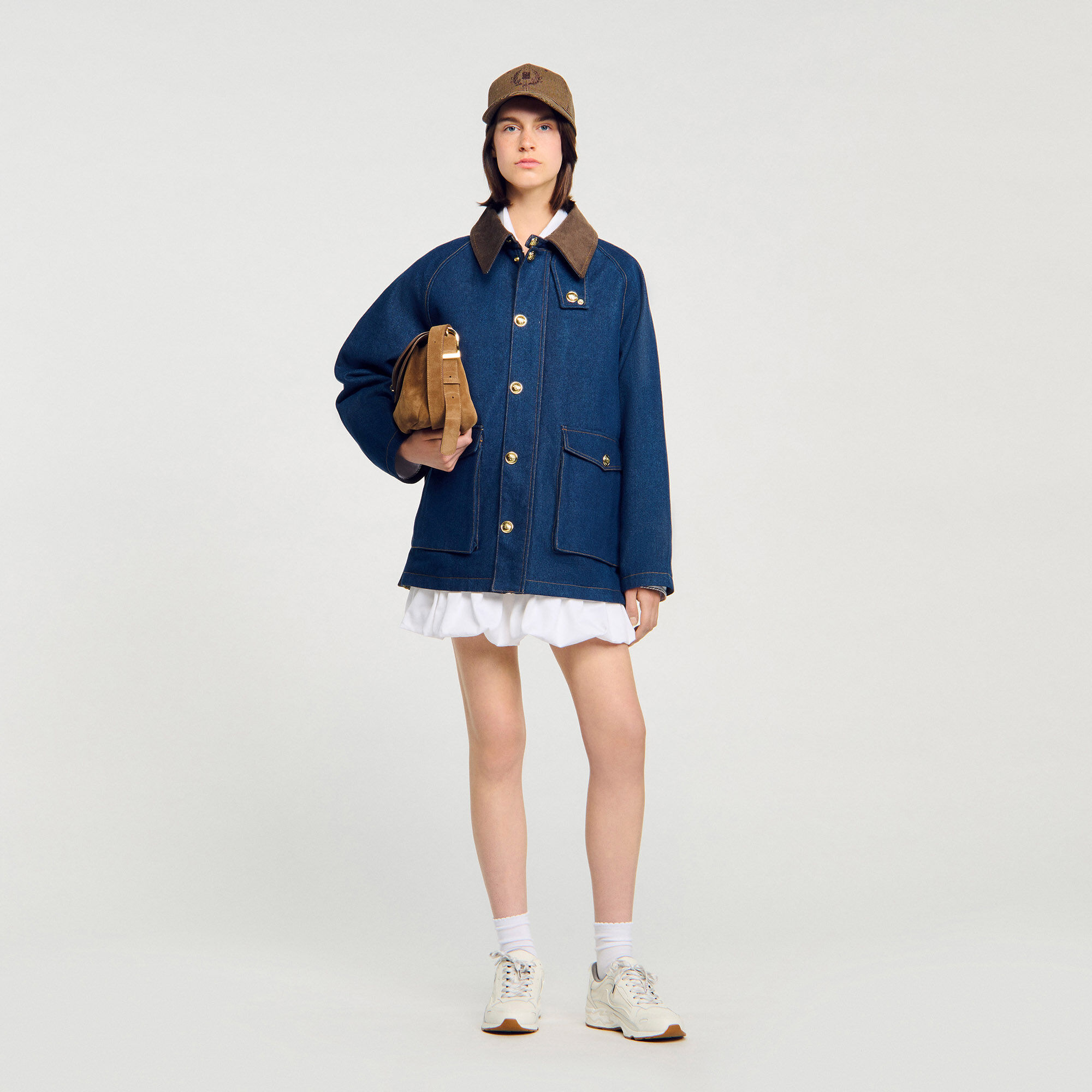 Denim workwear jacket