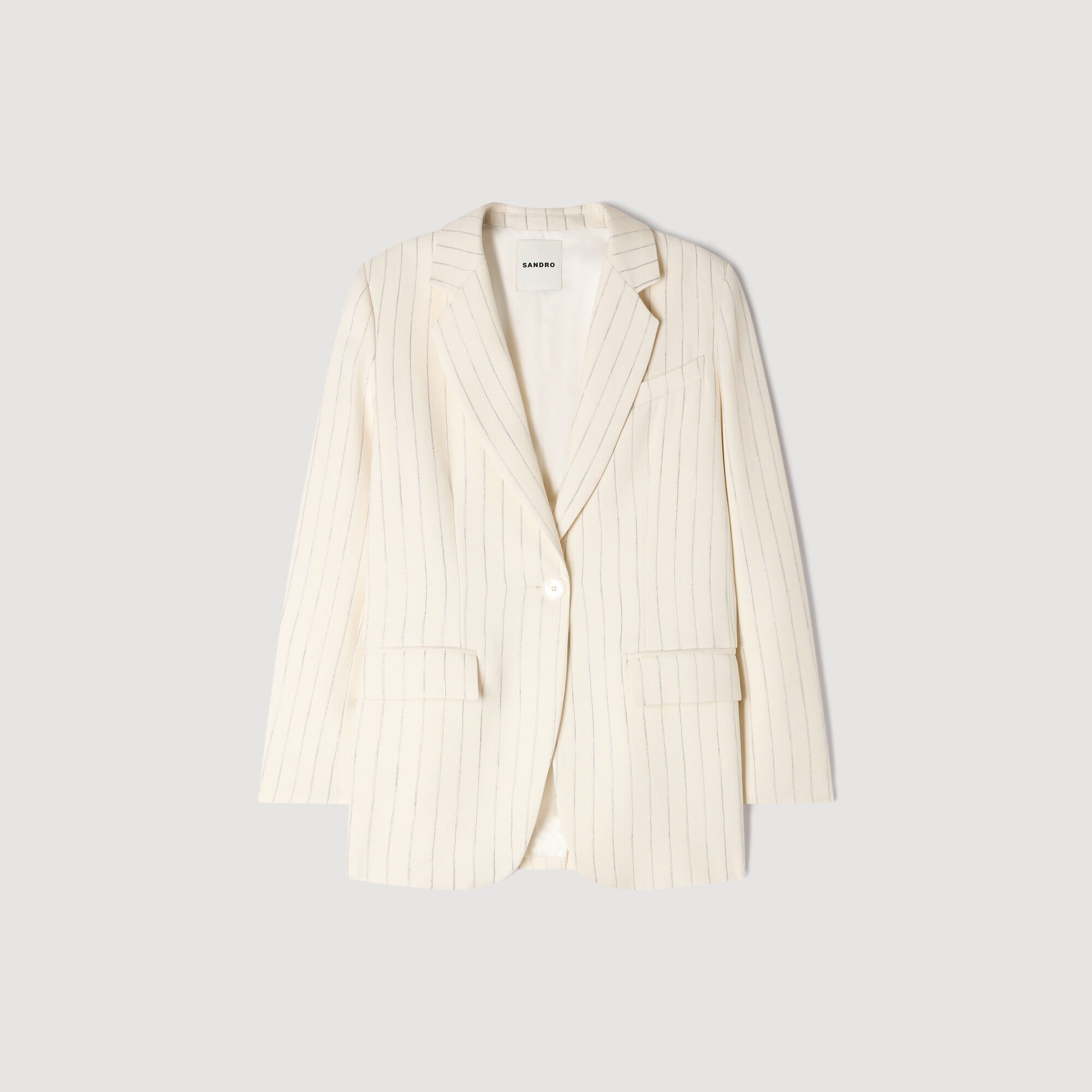 Striped tailored jacket