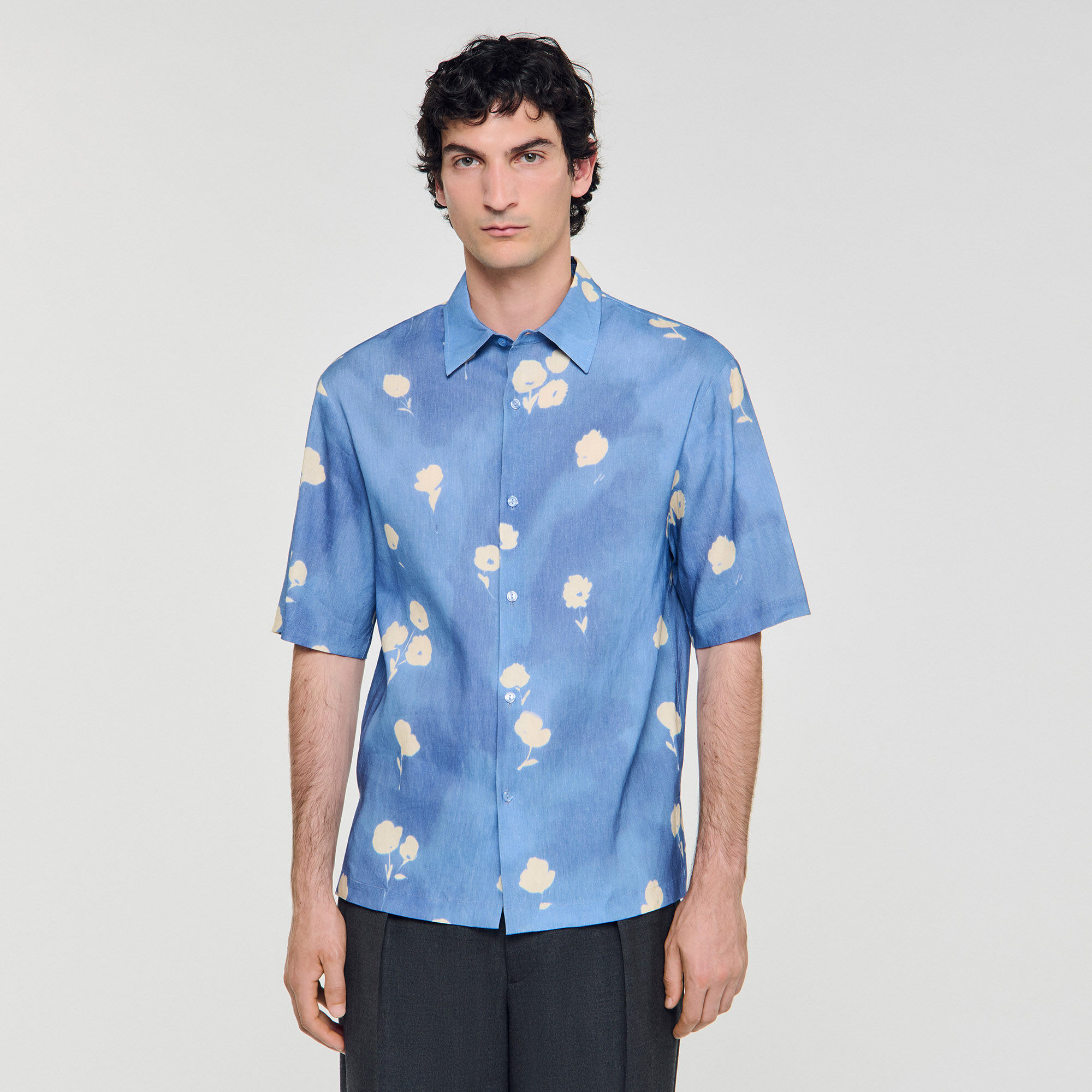 Abstract Floral Shirt
